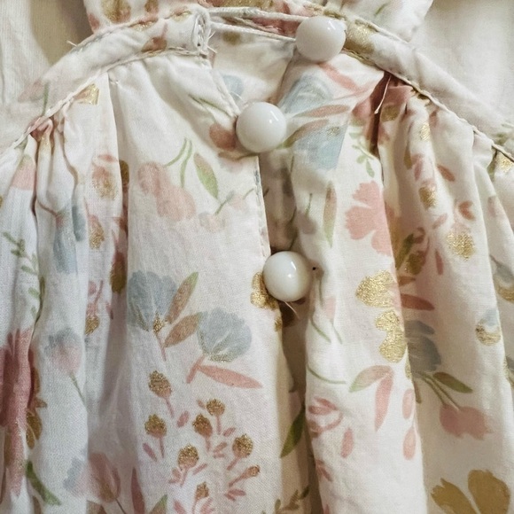 CUPCAKES AND CASHMERE GIRLS PRETTY FLORAL RUFFLE SUNDRESS SIZE 6 - Picture 8 of 10